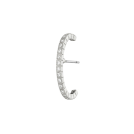 Earcuff piercing shimmer silver