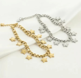 Bracelet stars gold