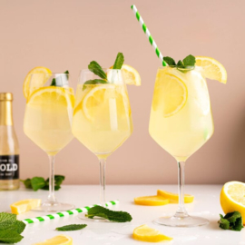 Flesje "cheers" limoncello likeur