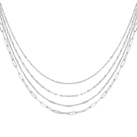 Necklace party silver