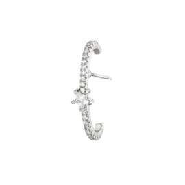 Earcuff piercing star silver