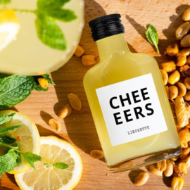 Flesje "cheers" limoncello likeur