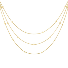 Necklace twist gold