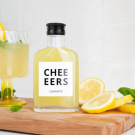 Flesje "cheers" limoncello likeur