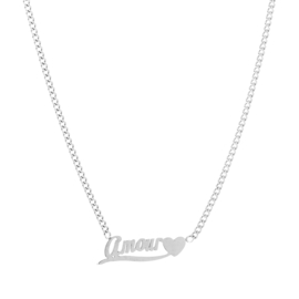 Necklace amour silver