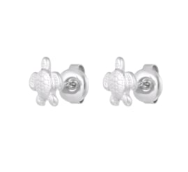 Earstuds turtle silver