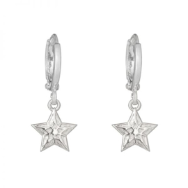 Earrings little star silver