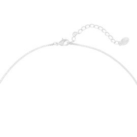 Necklace pray for love silver