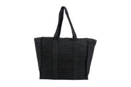 Shopper/strand tas Veere zwart