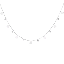 Necklace diamonds silver