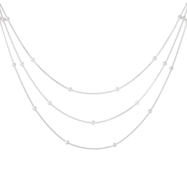 Necklace twist silver