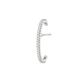 Earcuff piercing shine silver