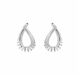 Earrings power silver