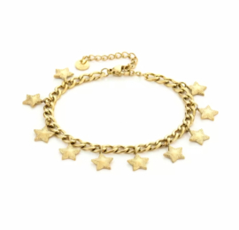 Bracelet stars gold