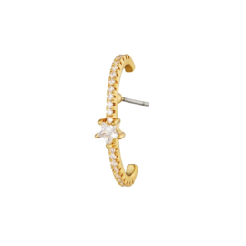 Earcuff piercing star gold