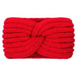 Haarband Winter Knot rood