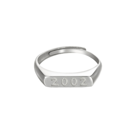 Ring Year Of Birth Zilver