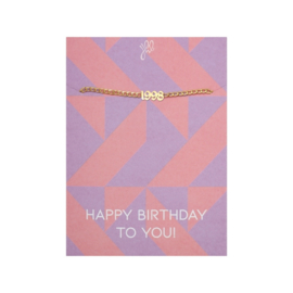 Armband Year Of Birth Goud