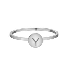 Initial Ring zilver