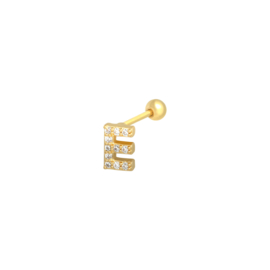 Piercing Initial A-Z goud