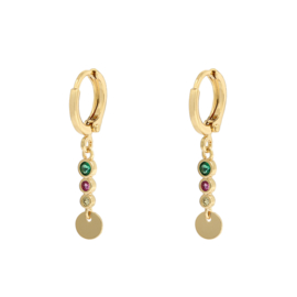 Oorbel Sparkle and Circle