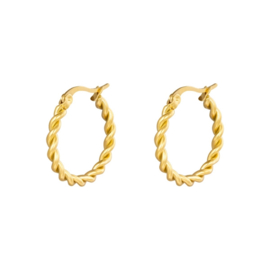 Oorbel Hoops Twine