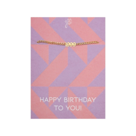 Armband Year Of Birth Goud