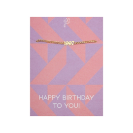 Armband Year Of Birth Goud