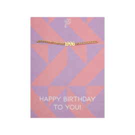 Armband Year Of Birth Goud