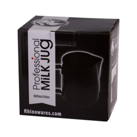 Rhinowares Stealth Melk kan - zwart- 600 ml