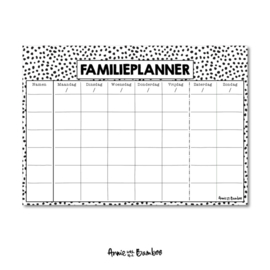 Familieplanner A4 - Dots