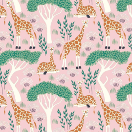 Inpakpapier 'Jungle Giraf' 30 x 300 cm