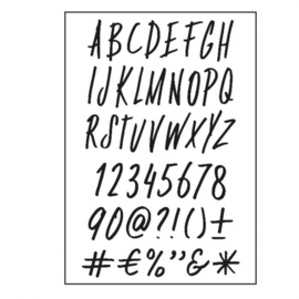 Stempels alfabet FUNKY