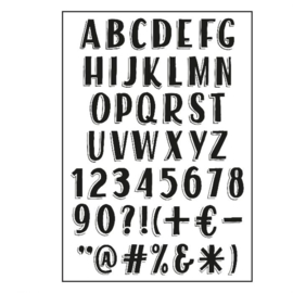 Stempels alfabet VINTAGE