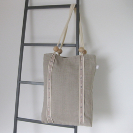 Barabrenda | Tas linnen beige