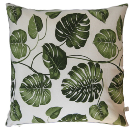 Kussenhoes botanisch monstera 50x50