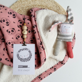 Barabrenda | Babydeken panda roze