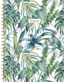 Notebook Leaves met lijnen