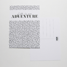 HOP | Kaart A6 Life is an adventure