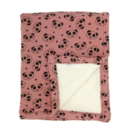 Barabrenda | Babydeken panda roze