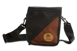 Firedog messenger bag zwart/bruin