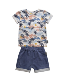 Jongensshort ‘Jeanslook Soft Blauw’