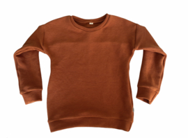 Trui ‘Ribtricot Cognac’