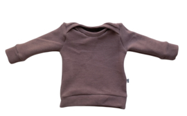 Newborntruitje ‘Ribtricot Mauve’