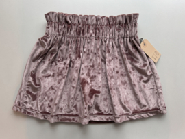 116 Rokje velours oudroze