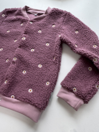 Vest ‘Mauve Teddy Broderie’