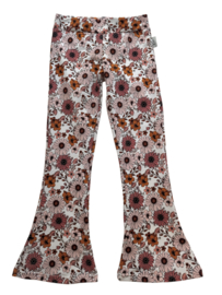 Flared ‘Bloemen Roze Cognac’