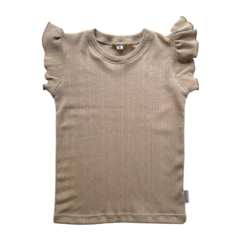 Shirt ‘Pointelle Zand’