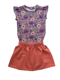 Shirt ‘Bloemetjes Paars’