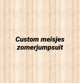 Custom Meisjes Zomerjumpsuit